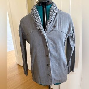 Vintage collectible detailed jacket from the great ISSEY MIYAKE